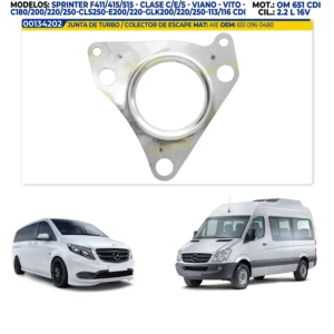 MERCEDES BENZ - JUNTA DE TURBO y COLECTOR DE ESCAPE